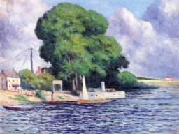 maximilien luce - guernes _ la seine
